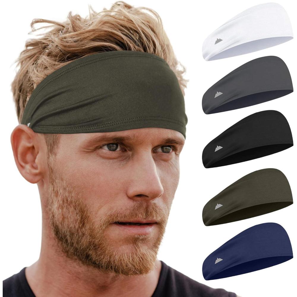 imageTough Headwear Sport Headbands for Men  Workout Headbands for Women  Running Headband Tennis Athletic SweatbandBBGGW