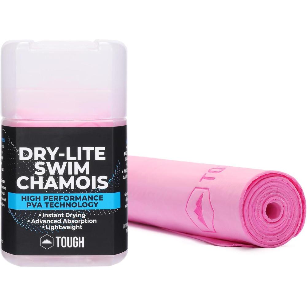 imageTough Outfitters Quick Dry Towel  Travel Towel Fast Drying Lightweight  Compact Microfiber Towels for Body Camping Swim Beach Camp Backpacking  Quick Dry for SwimmersMedium  13 X 17   Pink