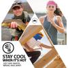 image12in1 Cooling Neck Wrap Gaiter Bandana Headband or Scarf for Men ampamp Women  Versatile Cool Headwear for Summer Heat  UPF 50 Head Wrap for Sun Protection  Skin Cancer Foundation Recommended
