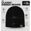 imageBeanie for Men  Warm Winter Hats for Men Knit Hat for Cold Weather Soft Ribbed Beanie Cap ampamp Lightweight Toboggan HatsBlack