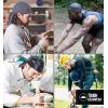 imageCooling Helmet Liners  Do Rag Skull Caps for Men  Cooling Head Wraps Hard Hat Liner  Motorcycle Pirate Bandana1 Black  1 Gray  1 Blue  1 White