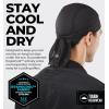 imageCooling Helmet Liners  Do Rag Skull Caps for Men  Cooling Head Wraps Hard Hat Liner  Motorcycle Pirate Bandana2 Black