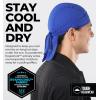 imageCooling Helmet Liners  Do Rag Skull Caps for Men  Cooling Head Wraps Hard Hat Liner  Motorcycle Pirate BandanaBlue