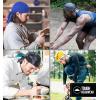 imageCooling Helmet Liners  Do Rag Skull Caps for Men  Cooling Head Wraps Hard Hat Liner  Motorcycle Pirate BandanaBlue