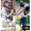 imageCooling Helmet Liners  Do Rag Skull Caps for Men  Cooling Head Wraps Hard Hat Liner  Motorcycle Pirate BandanaUs Flag