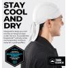 imageCooling Helmet Liners  Do Rag Skull Caps for Men  Cooling Head Wraps Hard Hat Liner  Motorcycle Pirate BandanaWhite