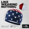 imageCooling Skull Cap for Men  Hard Hat Liner Cycling Cap Head Caps for Men Helmet Liner for MotorcycleStars and Stripes
