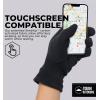 imageFleece Gloves with Touchscreen  Warm Mens ampamp Womens Winter Gloves  Thermal Fleece Lined Gloves Cold Weather for RunningBlack