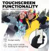 imageFleece Gloves with Touchscreen  Warm Mens ampamp Womens Winter Gloves  Thermal Fleece Lined Gloves Cold Weather for RunningBlack