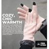 imageFleece Gloves with Touchscreen  Warm Mens ampamp Womens Winter Gloves  Thermal Fleece Lined Gloves Cold Weather for RunningPink