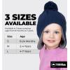 imageKids Winter Hat  Beanies for Boys ampamp Girls Toddler Winter Hat With Ear FlapsNavy Blue