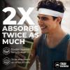 imageRunning Headbands for Men and Women  Athletic Sweatband  Terry Cloth Bands for Basketball Tennis Football Gym Running Cosplay ampamp CostumesHeadbands  White 2pack