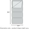 imageSleeping Bag Liner  Adult Sleep Sack ampamp Travel Sheets for Hotel  Travel Sleep Sack Camping Sleeping Bag Liners for Cold WeatherDouble Fits 2 People  Gray with Zipper