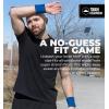 imageSports Sweatbands  Arm Bands for Wrists Sweat Absorption for Men ampamp WomenWristband  Navy