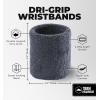 imageSports Sweatbands  Arm Bands for Wrists Sweat Absorption for Men ampamp Womendark grey
