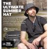 imageSummer Bucket Hat for Women  Fisherman Hat  Beach Bucket Hats for Men  Womens Summer Hat  Bucket Sun Hats for ProtectionDark Gray