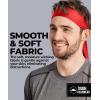imageTie Headband for Men Tennis Headband for WomenSweat Band for Workout Head Tie for Running Football BasketballAthleticsRed