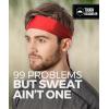 imageTie Headband for Men Tennis Headband for WomenSweat Band for Workout Head Tie for Running Football BasketballAthleticsRed