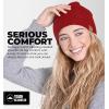 imageTough Headwear Daily Knit Beanie  Beanies Hats for Men  Winter Hats for Men ampamp Women  Warm Knitted Hats for Cold WeatherMaroon