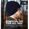 imageTough Headwear Daily Knit Beanie  Beanies Hats for Men  Winter Hats for Men ampamp Women  Warm Knitted Hats for Cold WeatherNavy Blue