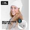 imageTough Headwear Daily Knit Beanie  Beanies Hats for Men  Winter Hats for Men ampamp Women  Warm Knitted Hats for Cold WeatherWhite