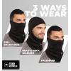 imageTough Headwear Full Face Mask for Cold WeatherMens Balaclava Face Warmer Winter Fleece Ski Masks Motorcycle ampamp ConstructionHeavyweight Hinged Balaclava