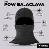 imageTough Headwear Kids Balaclava Ski Mask  Kids Ski Neck Gaiter ampamp Toddler Fleece Neck Warmer wHelmet Liner HoodBlack