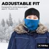 imageTough Headwear Kids Balaclava Ski Mask  Kids Ski Neck Gaiter ampamp Toddler Fleece Neck Warmer wHelmet Liner HoodBlue