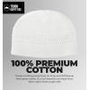 imageTough Headwear Kufi Hat  Kufi Hats for Men Muslim Turkish Kufi CapWhite Lattice