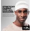 imageTough Headwear Kufi Hat  Kufi Hats for Men Muslim Turkish Kufi CapWhite Lattice