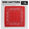 imageTough Headwear Large Bandana Headband  Handkerchief Bandanas for Men ampamp Women  Cowboy Scarf  Paisley Bandana