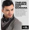 imageTough Headwear Large Bandana Headband  Handkerchief Bandanas for Men ampamp Women  Paisley Bandana Pack  Cowboy ScarfBlack