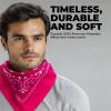 imageTough Headwear Large Bandana Headband  Handkerchief Bandanas for Men ampamp Women  Paisley Bandana Pack  Cowboy ScarfPink