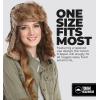 imageTough Headwear Russian Trapper Hat  WaterResistant Ushanka for Men ampamp Women with Chin Strap ampamp Ear FlapsBlack