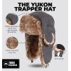 imageTough Headwear Russian Trapper Hat  WaterResistant Ushanka for Men ampamp Women with Chin Strap ampamp Ear FlapsHerringbone