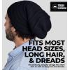 imageTough Headwear Slouchy Beanie Hats for Women Oversized Mens Beanie Hat Knitted Beanie Running Gear for MenWomens Fall HatBlack
