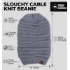 imageTough Headwear Slouchy Beanie Hats for Women Oversized Mens Beanie Hat Knitted Beanie Running Gear for MenWomens Fall HatLight Gray