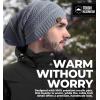 imageTough Headwear Slouchy Beanie Hats for Women Oversized Mens Beanie Hat Knitted Beanie Running Gear for MenWomens Fall HatLight Gray