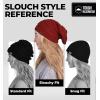 imageTough Headwear Slouchy Beanie Hats for Women Oversized Mens Beanie Hat Knitted Beanie Running Gear for MenWomens Fall HatMaroon