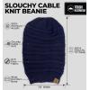 imageTough Headwear Slouchy Beanie Hats for Women Oversized Mens Beanie Hat Knitted Beanie Running Gear for MenWomens Fall HatNavy Blue
