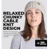 imageTough Headwear Slouchy Beanie Winter Hat for Women  Slouch Oversized Cable Knit Hats  Cold Weather Warm Chunky Knitted Cap