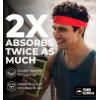imageTough Headwear Sweat Band Headband for Women Men  Workout Headbands for Women Sweat Non Slip  Halo Tennis Sweatbands for Men  Yoga Soccer Workout Athletic Headband