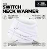 imageTough Headwear Swtich Winter Neck Gaiters For Men ampamp Women Fleece Neck Gaiter Fleece Neck Warmer Ski Gaiter  ReversibleWhite