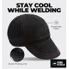 imageTough Headwear Welding Cap  Durable Welding Caps for Men Welders Cap Welding Beanie Welding Hats for Men  Weld Caps