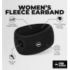 imageTough Headwear Winter Headbands for Women  Ear Warmers  Ear Muffs for Winter  Fleece Headband for Men ampamp Women for Cold WeatherPonytail Black