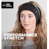 imageTough Headwear Winter Headbands for Women  Ear Warmers  Ear Muffs for Winter  Fleece Headband for Men ampamp Women for Cold WeatherReflective Black