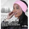 imageTough Headwear Winter Headbands for Women  Ear Warmers  Ear Muffs for Winter  Fleece Headband for Men ampamp Women for Cold Weatherpink