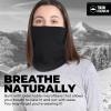 imageTough Headwear Winter Neck Warmer Warm Fleece Neck Gaiters For Men Women Ski Gaiter Face Mask For Cold Weather Neck ScarfBlack
