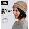 imageTough Headwear Womens Winter Hat  Warm Chunky Cable Knit Beanies  Winter Beanie Hats for Women Cold Weather  Beanies WomenBeige