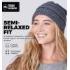 imageTough Headwear Womens Winter Hat  Warm Chunky Cable Knit Beanies  Winter Beanie Hats for Women Cold Weather  Beanies WomenGray Melange